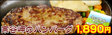 宗谷岬のハンバーグ