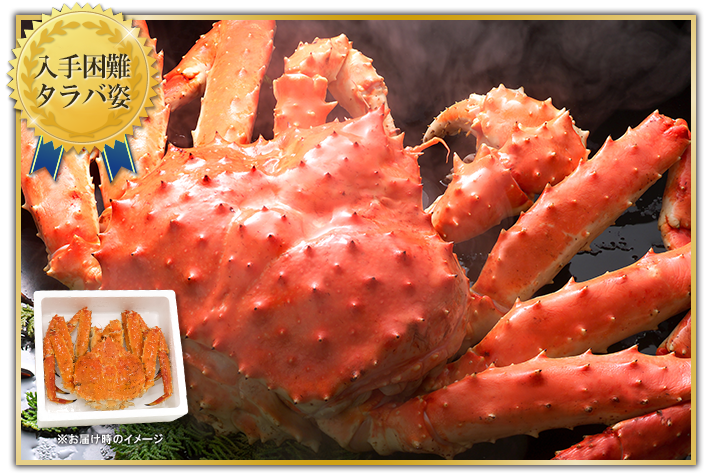 本タラバガニ 生の切足（鍋・焼きガニ用）＜生冷凍＞