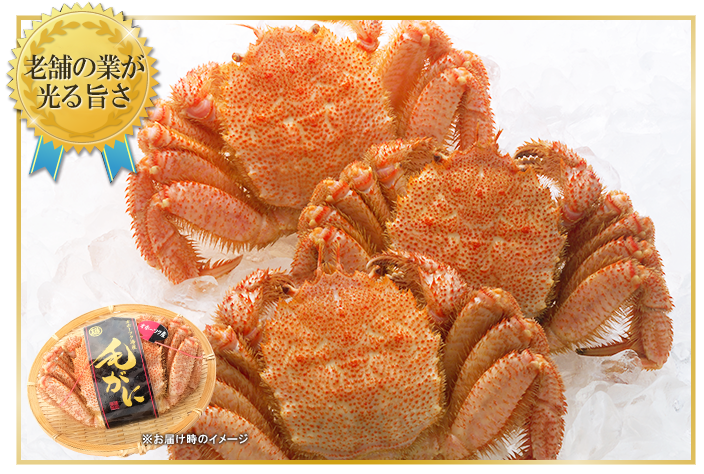 【匠の業】北海道雄武産毛ガニ姿＜ボイル冷凍＞