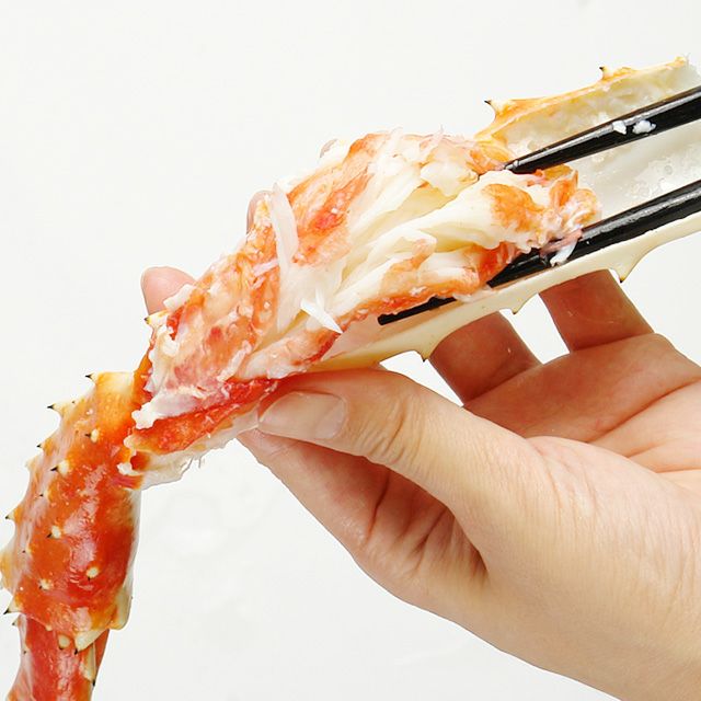 【折れBOX】本タラバガニ切足1kg箱（サイズミックス）＜ボイル冷凍＞