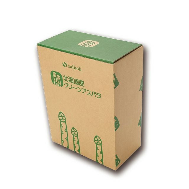 北海道産グリーンアスパラ1.6kg箱